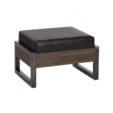 Пуф для барбершопа "Брикстон" одноместный