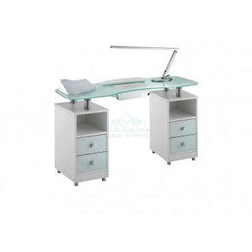 Стол маникюрный с вытяжкой 489LX 