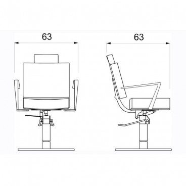 Кресло парикмахерское &quot;SKERAIOTIS&quot;