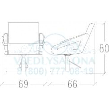 Кресло парикмахерское MOON CHAIR