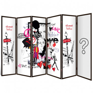 Ширма-перегородка "Закат" 6 секций