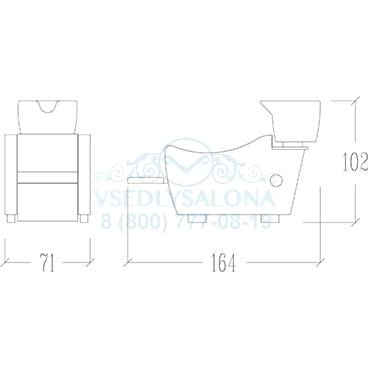 Мойка парикмахерская NIRVANA RELAX