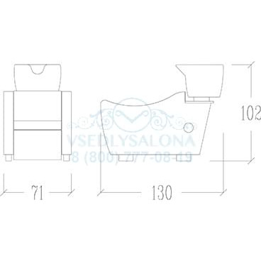 Мойка парикмахерская NIRVANA