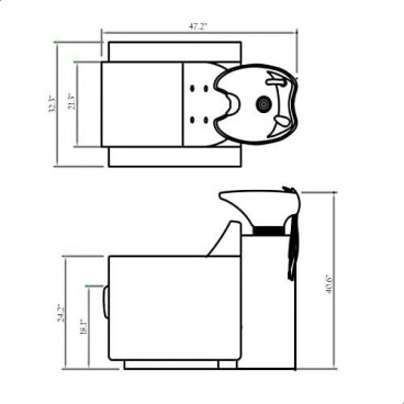 Мужская мойка барбер "Otto"