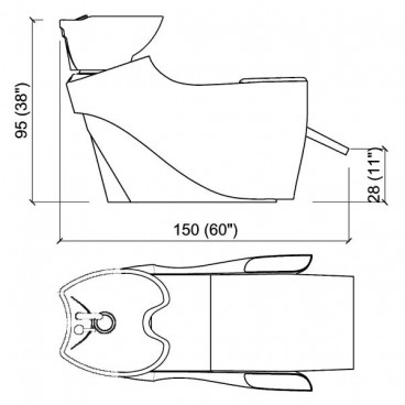 Мойка парикмахерская &quot;MUU MUU ECO SHIATSU&quot;