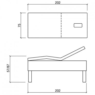 Кушетка массажная &quot;MONOLITH MAC&quot;