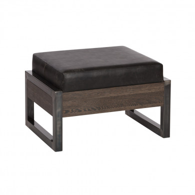 Пуф для барбершопа "Брикстон" одноместный