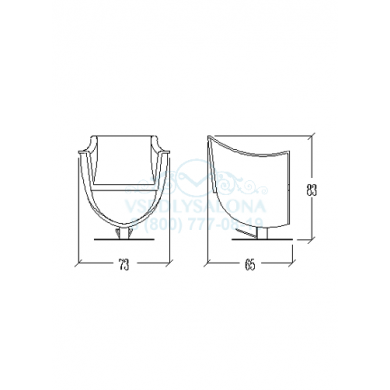 Кресло парикмахерское POD