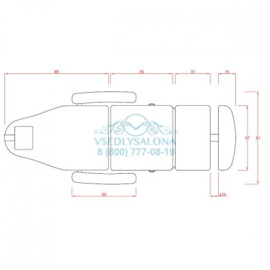 Кресло косметологическое МК45