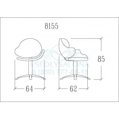 Кресло парикмахерское UMA