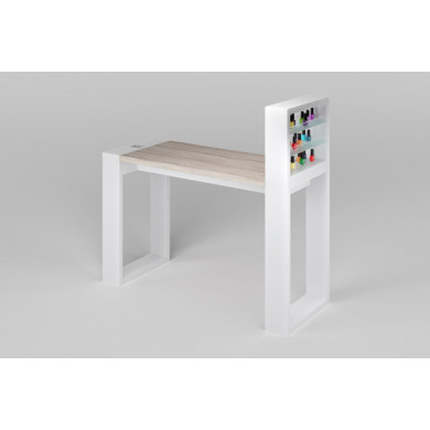 Маникюрный стол "Matrix" с подставкой для лаков