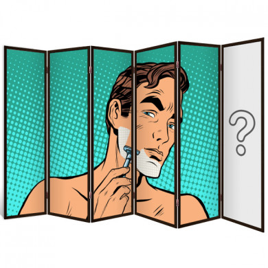 Ширма-перегородка "Закат" 6 секций