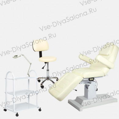 Стул мастера "Астек" низкий со спинкой хром