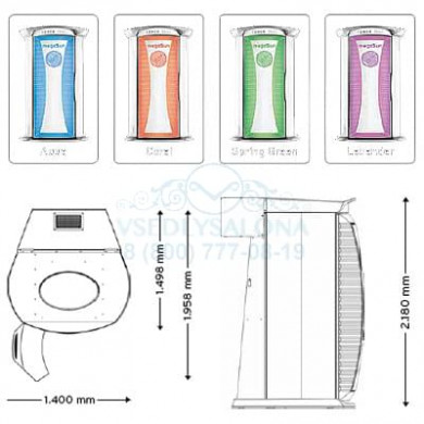 Вертикальный солярий MegaSun Tower Space 3000