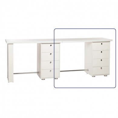 Маникюрный стол &quot;Глория&quot; приставной