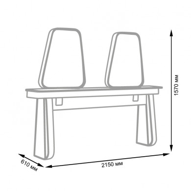 Броу бар "Мирвуд Твин" двухсторонний
